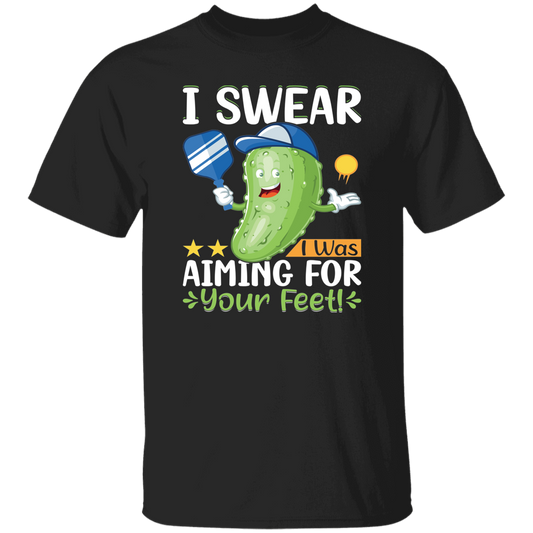 I Swear I Was Aiming For Your Feet, Cucumber Lover Unisex T-Shirt