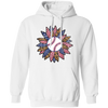 American Baseball, Sunflower Baseball, Leopard Sunflower-1 Pullover Hoodie