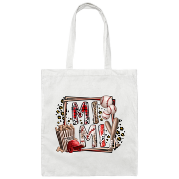 Love Mimi, Mimi's Gift, Peanuts Best Gift, Mimi Love Baseball, Go For Baseball Canvas Tote Bag