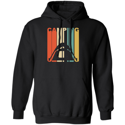 Camping Graphic Vintage, Gift For Camping Lover, Hiking Lover Retro Style Pullover Hoodie