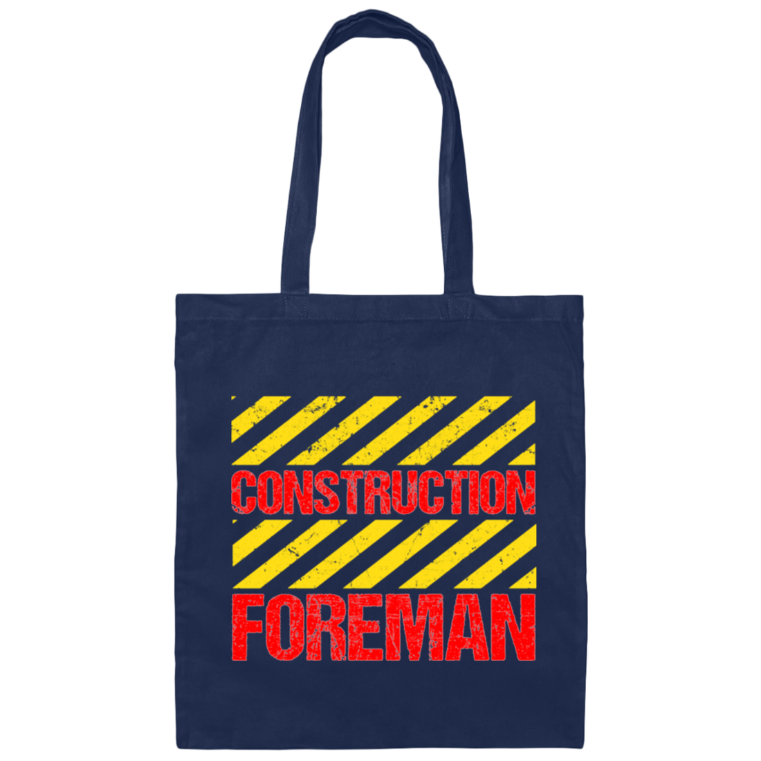 Foreman Gift, Foreman Construction, Construction Gift, Best Foreman Canvas Tote Bag