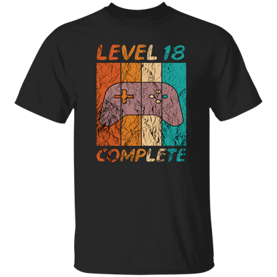 Level 18 Complete, 18th Birthday Gift, Eighteen Gamers, 18 Level Best Gift Unisex T-Shirt