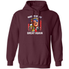 4th Of July Anniversary, Make 4th Of July Great Again, American Flag Pullover Hoodie