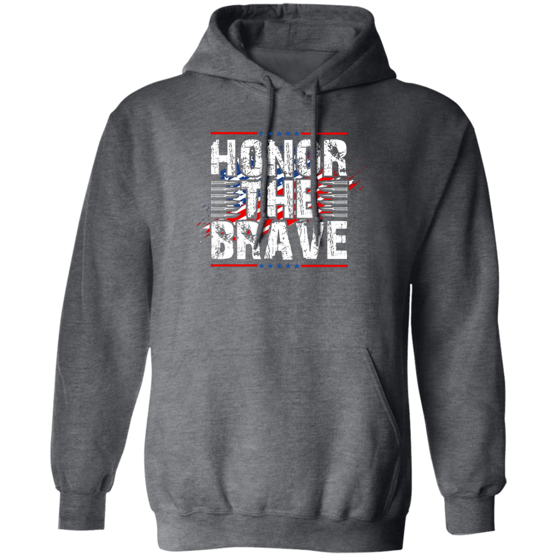 Honor The Brave, Brave American, Brave Army Pullover Hoodie