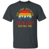 Hike Camp Adventure Zion Utah National Park, Retro Zion Unisex T-Shirt