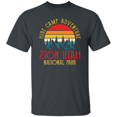 Hike Camp Adventure Zion Utah National Park, Retro Zion Unisex T-Shirt