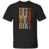 Vintage Gravelbike Mountain, Three Color Retro Bicycle, Gravel Bike Unisex T-Shirt