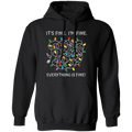 This pullover hoodie features a comfortable fit and a soft fabric made from a blend of cotton and polyester. It is designed with a modern cut and the print 