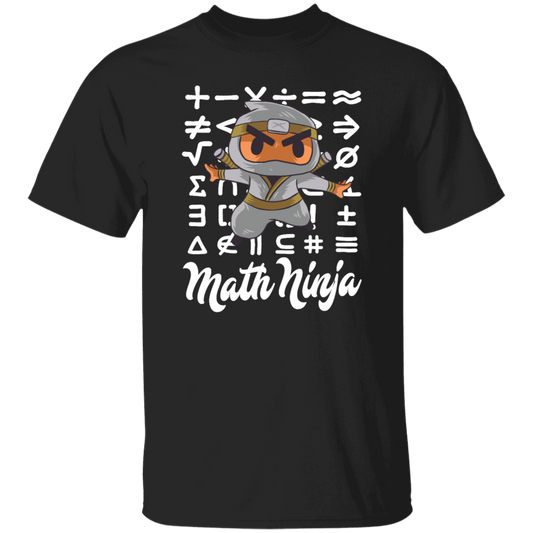 Funny Math Ninja, Love Math, Ninja Love Math, Best Math Lover, Ninja Gift Unisex T-Shirt