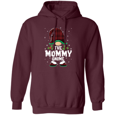 The Mommy Gnome Present For Family, Xmas Cute Gnome Lover Pullover Hoodie