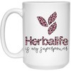 Herbalife New Logo Leopard White Mug