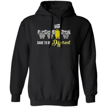 Elephant Lover Gift, Dare To Be Different, Different Elephant, Cute Gift Pullover Hoodie