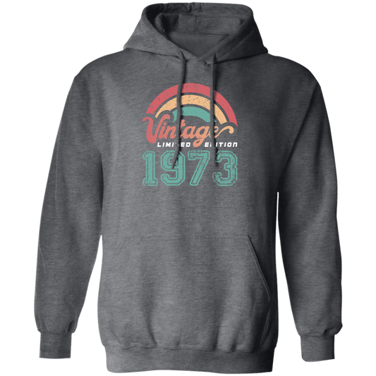 Vintage 1973, Rainbow 1973, Love Gift 1973, Limited Edition 1973 Pullover Hoodie