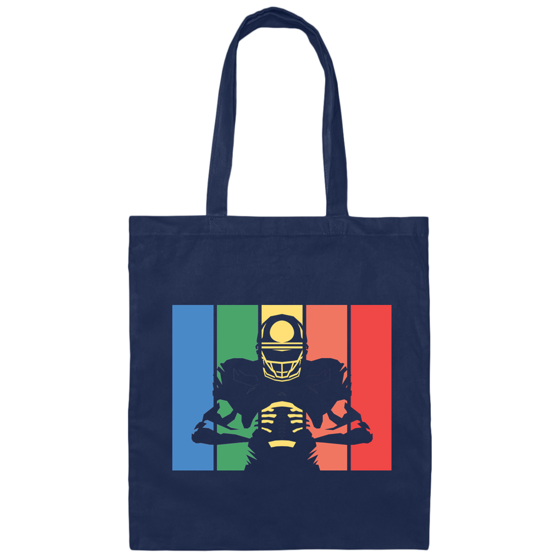 Retro American Football, Love Football, Best Of Sport In America Canvas Tote Bag