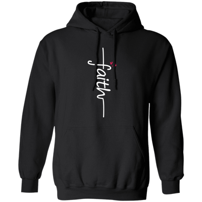 Faith, Love Jesus, Love My Faith, Christian Lover-white Pullover Hoodie