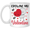 Growing My Valentine, Love My Valentine, My Love, Gift For Valentine, Valentine's Day, Trendy Valentine White Mug