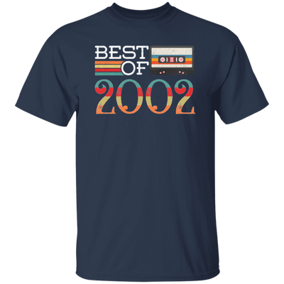 Best Of 2002, Vintage 18th Gift, Birthday Anniversary Gift, Retro Cassette Unisex T-Shirt