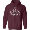 Merry Christmas Silhouette, Christmas Bell, Christmas Flower, Merry Christmas, Trendy Christmas Pullover Hoodie