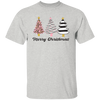 Black And Pink Christmas, Leopard Xmas Tree, Pink Xmas Tree, Merry Christmas, Trendy Christmas Unisex T-Shirt