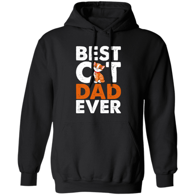 Dad Cat Lover, Best Cat Dad Ever, Best Cute Cat, Love Kitten Gift Pullover Hoodie