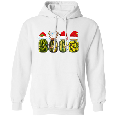 Cucumber Pickles, Pickle Bottles, Pickles Christmas, Merry Christmas, Trendy Chrismas Pullover Hoodie