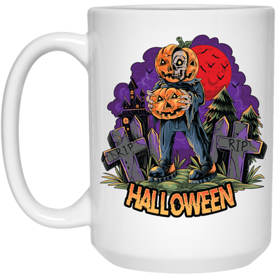 Halloween Holiday, Happy Halloween, Horror Night White Mug