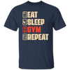 Eat Sleep Gym Repeat, Retro Gym, Do The Gym, Do The Fitness Unisex T-Shirt