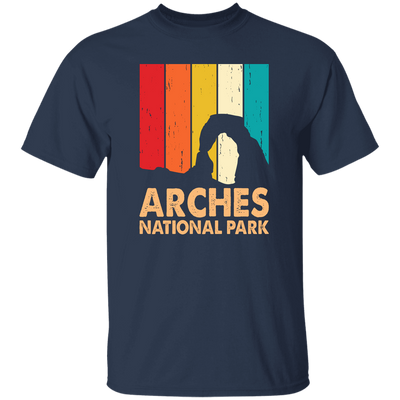 Arches National Park, Retro Arches, Arches Silhouette Unisex T-Shirt