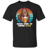 Good Time To Drink Beer, Retro Monkey, Gorilla Drink Beer Unisex T-Shirt