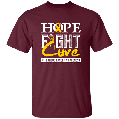 Childhood Cancer Awareness, Hope Fight Cuve, Healing Childhood Unisex T-Shirt