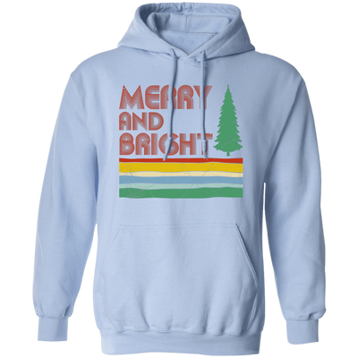 Merry And Bright, Retro Christmas, Love Christmas, Merry Christmas, Trendy Christmas Pullover Hoodie