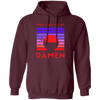 Love Ramen Noodle Abstract, Retro Feeling Hungry, Ramen Lover Pullover Hoodie