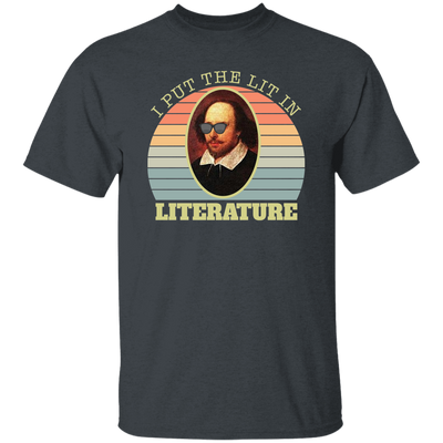 I Put The Lit In Literature, Retro Literature Unisex T-Shirt