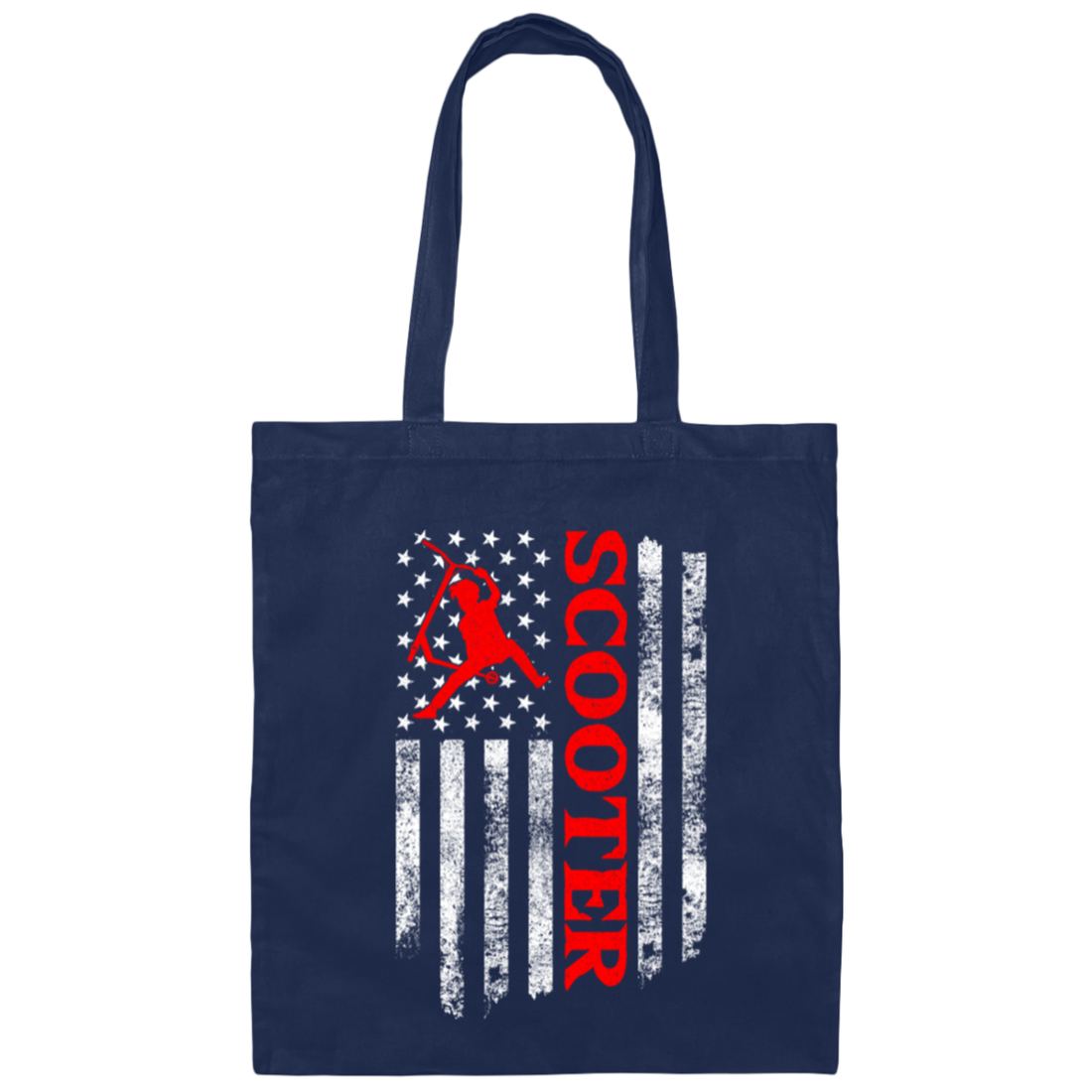 Scooter Scooter USA, Scooter Lover Canvas Tote Bag