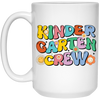 Kinder Garten Crew, Back To School, Baby School White Mug