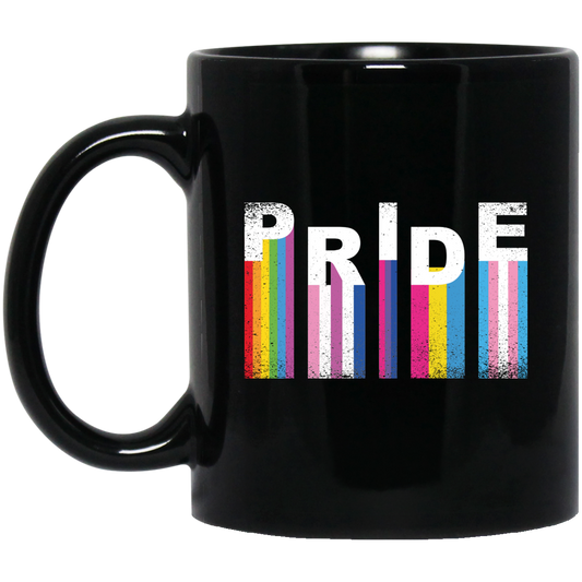 Pride On Lgbt, Take Pride In Lgbt, Lgbt Pride, Pride's Day Gifts-white Black Mug
