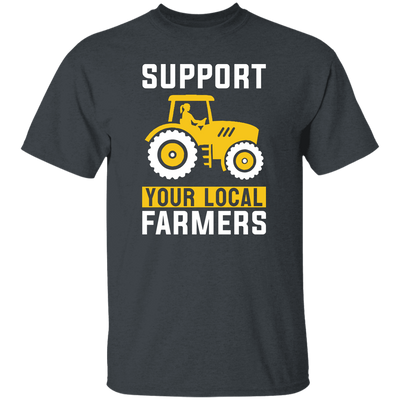 Support Your Local Farmers, Trucktor Retro, Retro Farming Unisex T-Shirt