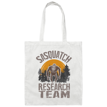 Bigfoot Sasquatch Research Team Canvas Tote Bag