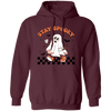 Stay Spooky, Happy Halloween, Cute Boo, Groovy Boo, Trendy Halloween Pullover Hoodie