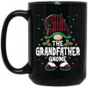 The Grandfather Gnome Present For Family, Xmas Cute Gnome Lover Black Mug
