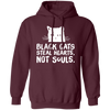 Black Cats Steal Hearts, Not Souls, Love Cute Cat, Best Cat Gift Pullover Hoodie