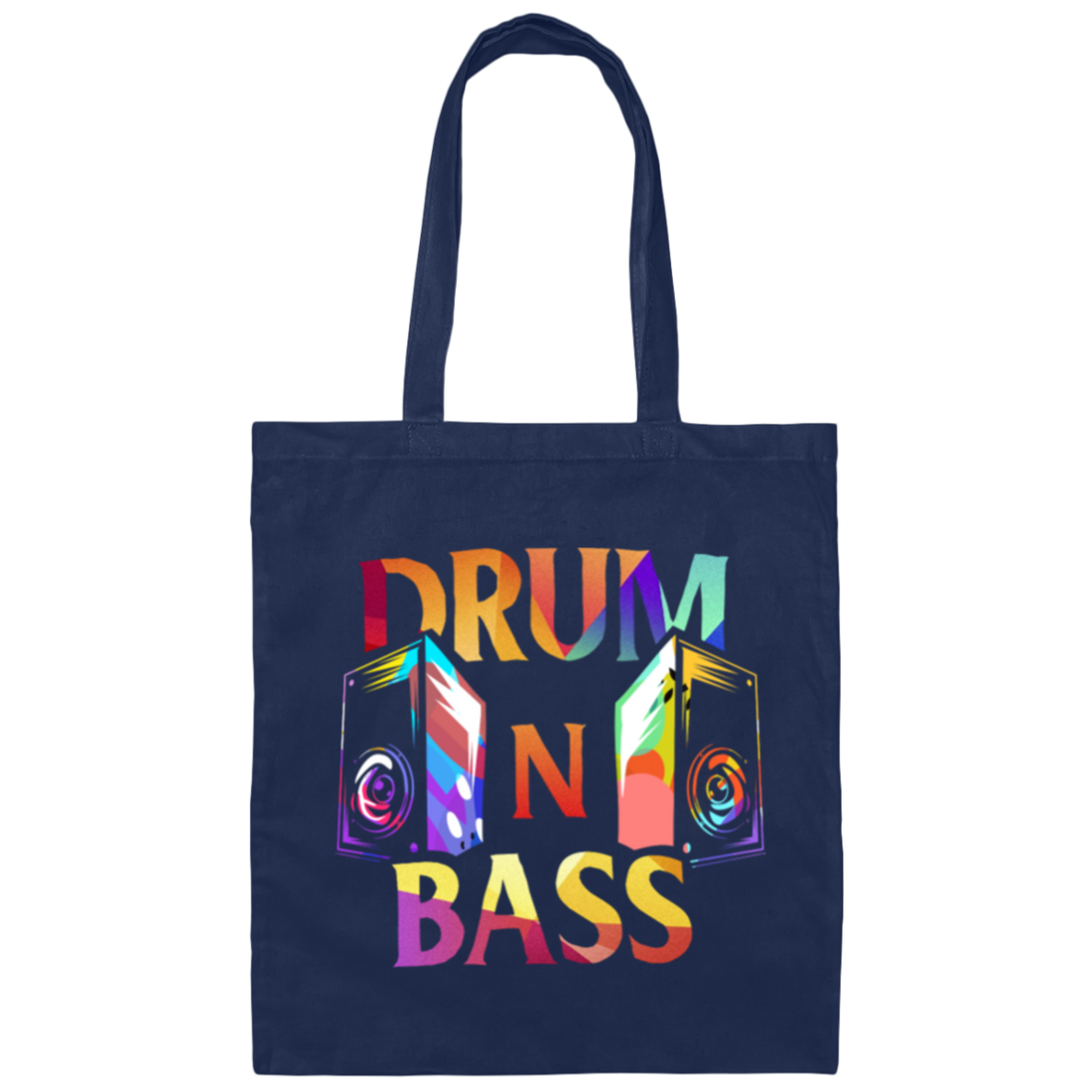 Drum and Bass, Electronic Dance Music, Electronic Drum and Bass Canvas Tote Bag