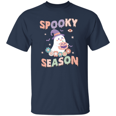 Spooky Season, Happy Halloween, Cute Boo Unisex T-Shirt