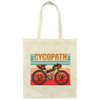 Retro Cycopath Funny Vintage Bicycle Cyclist Humor Gift Canvas Tote Bag