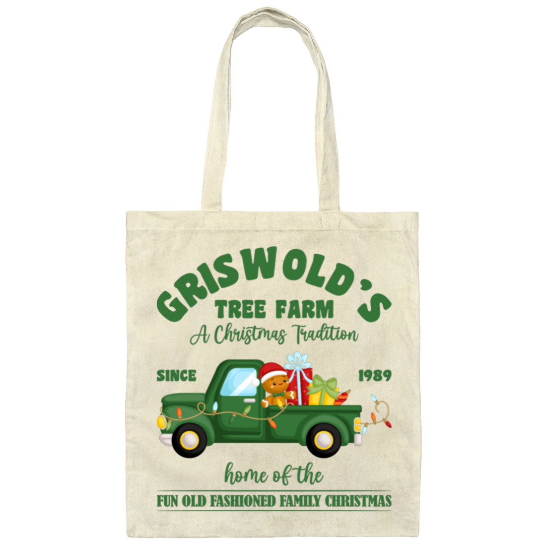 Griswold_s Tree Farm, Christmas Car, Home Of The Fun Old Fashioned Family Christmas, Merry Christmas, Trendy Chrismas Canvas Tote Bag