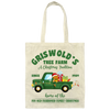 Griswold_s Tree Farm, Christmas Car, Home Of The Fun Old Fashioned Family Christmas, Merry Christmas, Trendy Chrismas Canvas Tote Bag