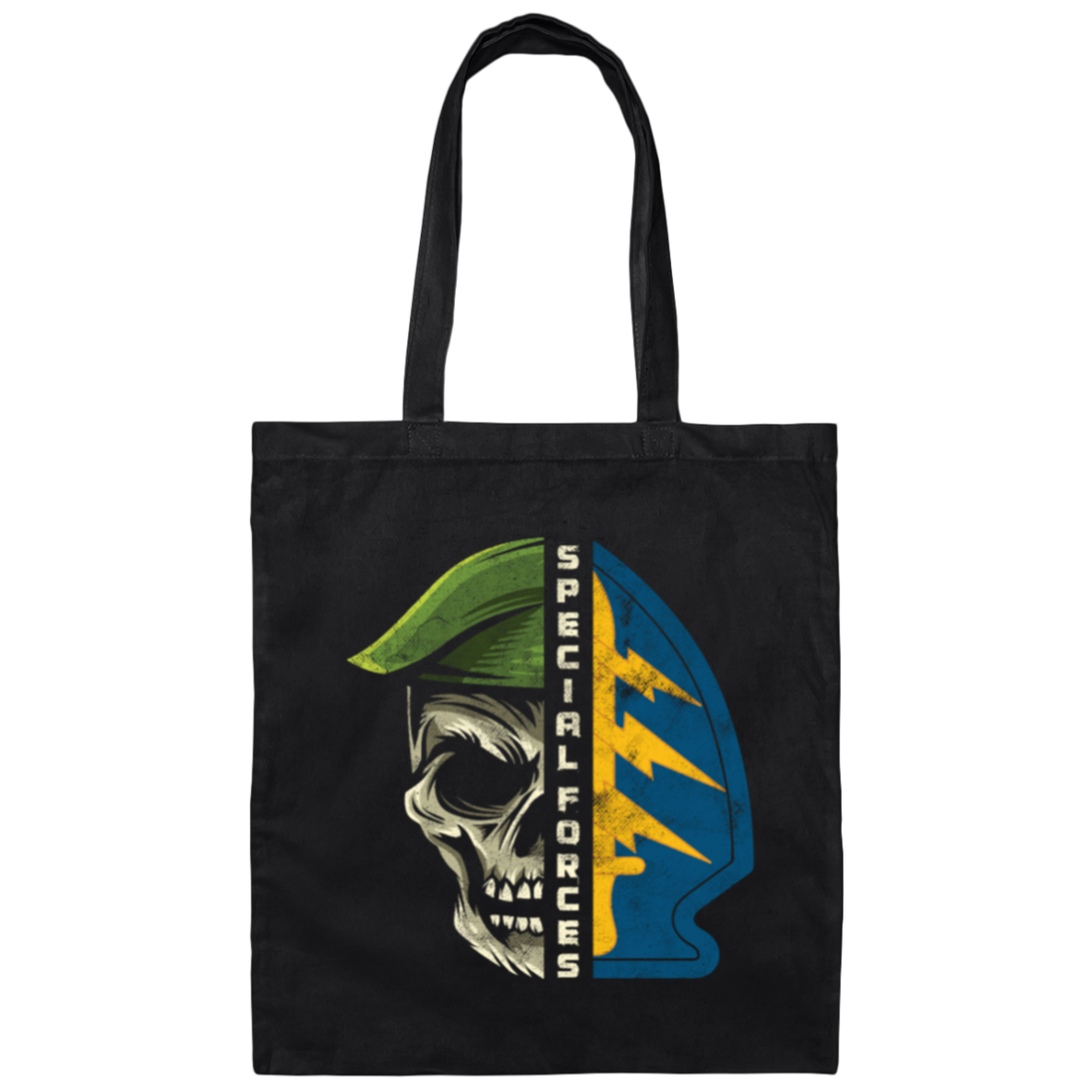 Army Green Beret Special Forces Gift Canvas Tote Bag