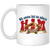 Oh Come Let Us Adore Him, Christ Family, Christian Gift White Mug