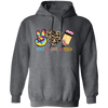 Peace Love Teach, Colorful Peace, Leopard Love Pullover Hoodie