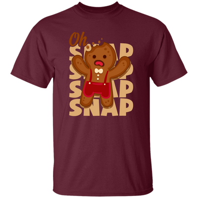 Oh Snap, Break Gingerbread, Funny Gingerbread, Merry Christmas, Trendy Christmas Unisex T-Shirt